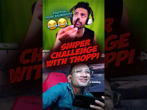 Sniper Challenge with @mrzthoppi 😂 #sayipop #bgmi #shorts