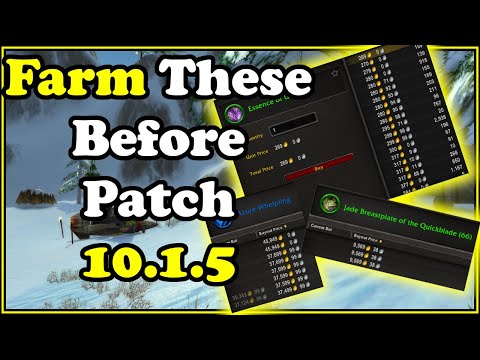 Farm These Items For Easy Gold For Patch 10.1.5 In WoW Dragonflight