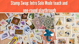 Stamp Swap: Intro Solo Mode teach and one-round playthrough