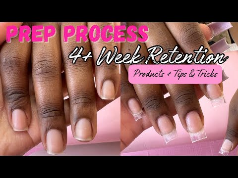 ACRYLIC NAIL PREP PROCESS ☆ | How To Make Your Nails Last Over A Month!! | Rian B