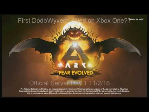 First Official Xbox One DodoWyvern Kill!!! Server 987 kills a  130 Dodo Wyvern :)