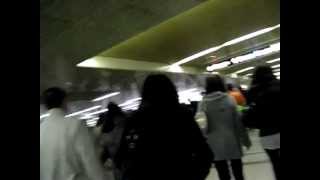 preview picture of video '830am Osaka Namba City Subway rush traffic'