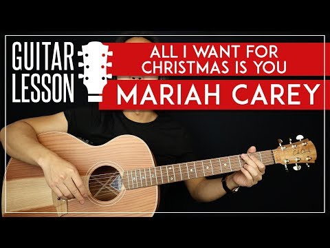 All I Want For Christmas Is You Guitar Tutorial 🎄🎸Mariah Carey Guitar Lesson |Easy Chords|