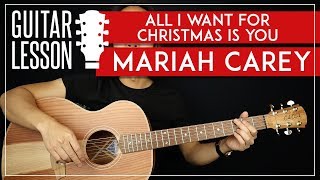 All I Want For Christmas Is You Guitar Tutorial ðbbeðbb¸Mariah Carey Guitar Lesson |Easy Chords|