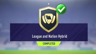 FIFA 18 LEAGUE AND NATION HYBRID SBC CHEAPEST SOLUTION | SQUAD BUILDING CHALLENGE | FIFA 18