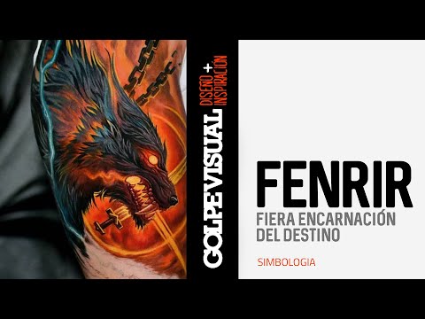 73 GENIALES tatuajes del FENRIR y todos sus Significados