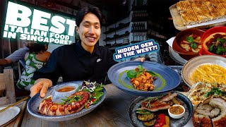 TRYING EVERYTHING at Singapore's BEST Italian Restaurant! | Hidden Italian Restaurant in the West!