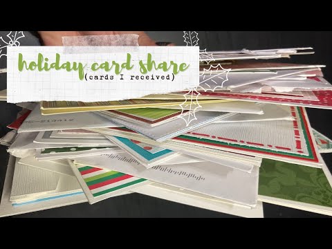 Handmade 2022 Christmas Cards I Received ❤️