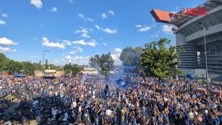 Scudetto Inter, a Milano è festa nerazzurra: in migliaia da Duomo a San Siro