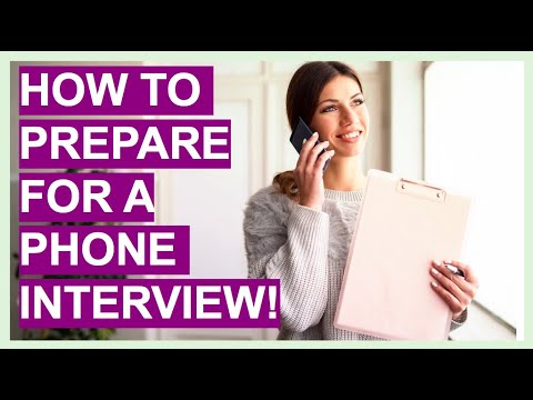 電話インタビューの準備の仕方（電話インタビューの質問＆回答! (How To Prepare For A PHONE INTERVIEW (Phone Interview Questions & Answers!))