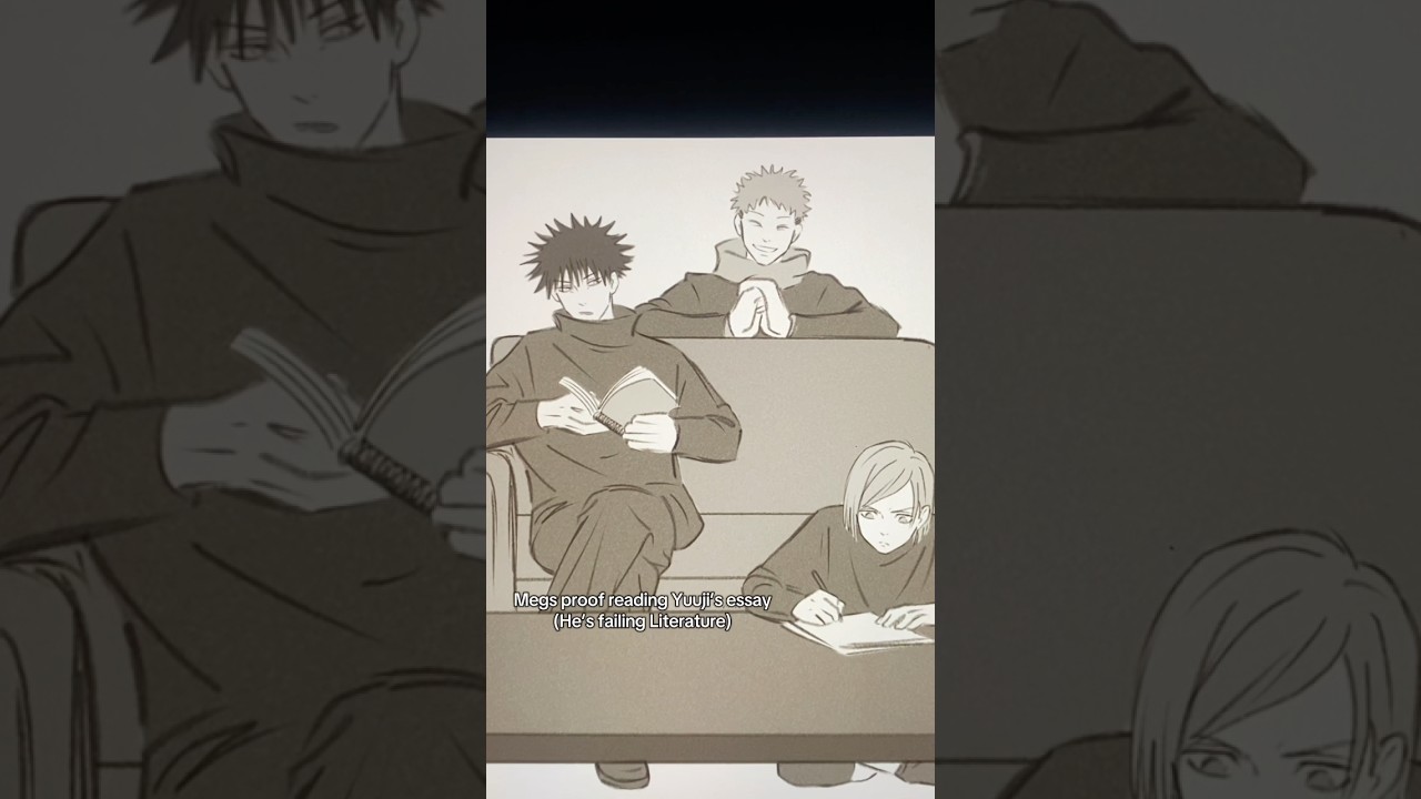 He’s trying 🩷 #jujutsukaisen #jjk #animeeart #megumi #itadori #nobara #itafushi #fypanime