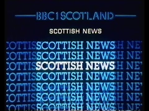 BBC1 Scotland News Headlines, Weather, Scottish News & Closedown - 1983