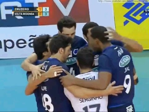 Superliga Masculina de Volei 2012/2013 (quartas de final) jogo 3 - Sada Cruzeiro 3 x 1 Volta Redonda