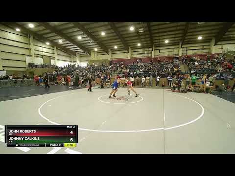 195 Lbs Quarterfinal - John Roberts, OK Vs Johnny Calkins, CA C54b