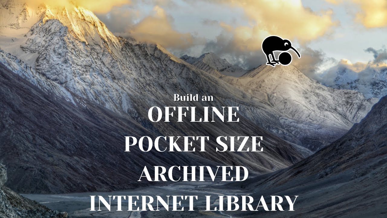 Build an Offline Pocket Size Archived Internet Library