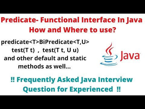 Predicate - Functional Interface in Java | How and where to use Predicate 🤔 | Advance Java FAQ 😲