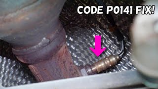 CODE P0141 02 SENSOR HEATER CIRCUIT MALFUNCTION FORD C-MAX FORD FUSION LINCOLN MKZ