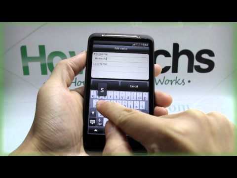How to Add a Contact on HTC Desire HD