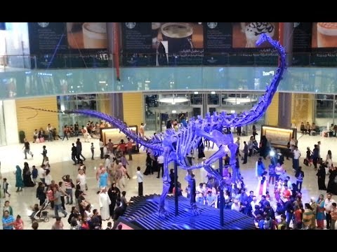 Dinosaur in Dubai Mall