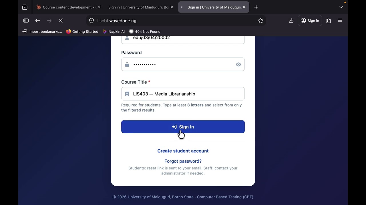 How to Login and Take CBT Test