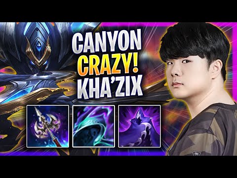 CANYON CRAZY GAME WITH KHA'ZIX! - GEN Canyon Plays Kha'zix JUNGLE vs Lillia! | Season 2024