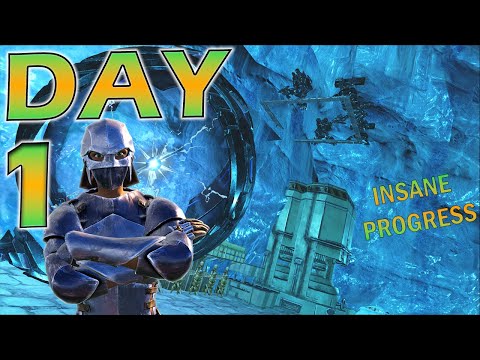 How a 30k HOUR TRIBE Claims SNOW NORTH on DAY 1 - Ark Survival Evolved