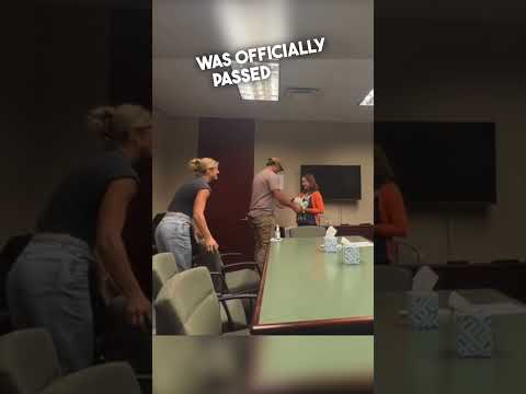 Meeting the baby they adopted for the first time ❤️