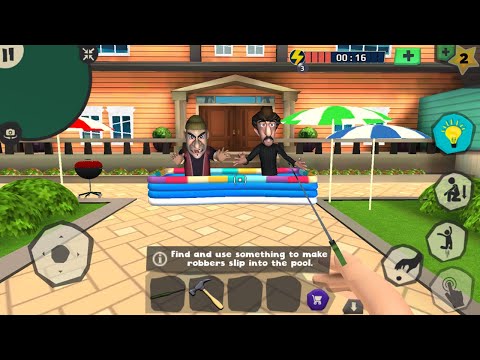 Scary Robber Home Clash - Funny Video - Gameplay Walkthrough Part 22 (IOS,Android)