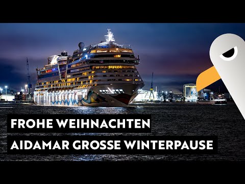 Frohe Weihnachten 🎄💋 AIDAmar Sail Away zur großen Winterpause Kanaren