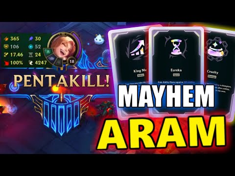 ARAM MAYHEM 30 Minutes PENTAKILL LoL Montage (1v5, Jinx, Karthus, Briar, Bard, Jayce) #532