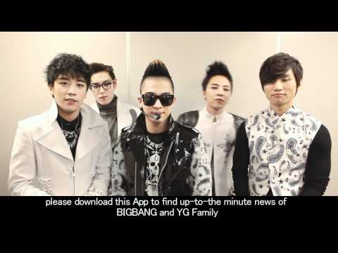 BIGBANG - Visit YG Family Homepage & New Application