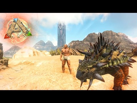 ARK SCORCHED EARTH #2 - MY FIRST DINOSAUR ANKYLO!
