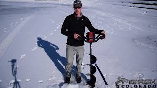 StrikeMaster 10 Inch Electric Auger Review -- Lithium 40v Electric Ice Auger Review
