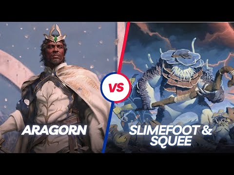Back to Back BEATDOWN!!  | Aragorn vs Slimefoot & Squee | Round 1 | Mox & Lotus