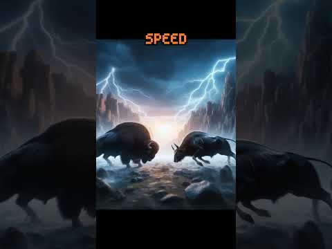 American Bison vs Gaur! Battle of Stats!