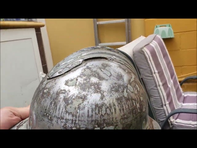 Vídeo relacionado con Army WW2 - Casco de plástico M40 M42, negro, estilo paracaidista de la Segunda Guerra Mundial, 50 cm