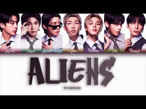 BTS &mdash; Aliens [ПЕРЕВОД НА РУССКИЙ/КИРИЛЛИЗАЦИЯ Color Coded Lyrics]
