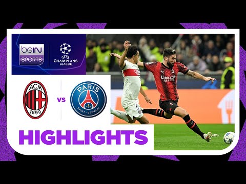 AC Milan v PSG | Champions League 23/24 | Match Highlights