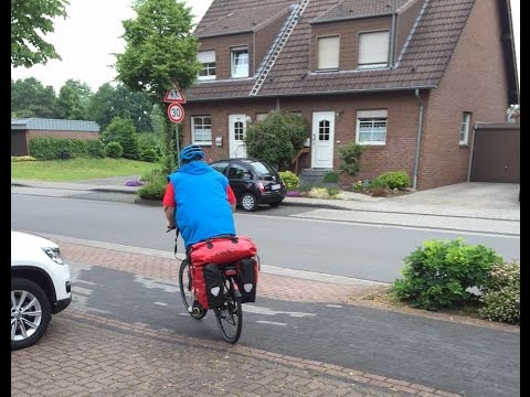 40 Tage und 1.500 km mit dem Fahrrad - Route Teil 1