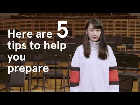 How to prepare for a successful audition