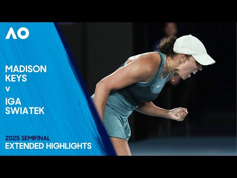 Madison Keys v Iga Swiatek Extended Highlights | Australian Open 2025 Semifinal