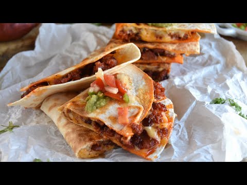 🌮 Quesadillas de chorizo y queso MUY FÁCILES E IRRESISTIBLES !!!