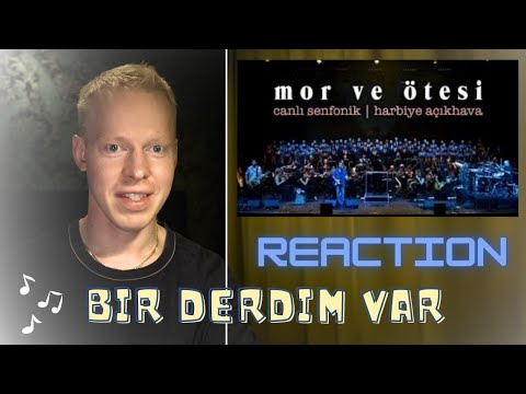 Reacting To Mor Ve Ötesi - Bir Derdim Var || Harbiye Açıkhava Canlı Senfonik  🇹🇷 || SO COOL 😎
