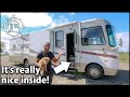 His RV renovation is STUNNING & the inside is not what you'd expect