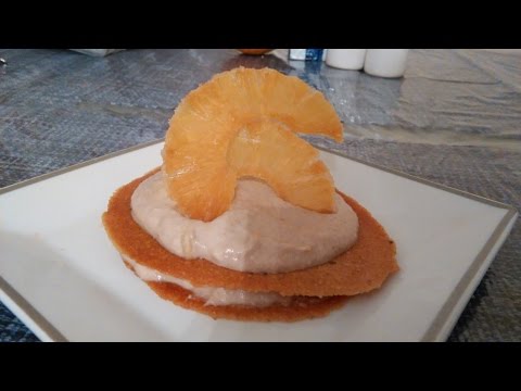 raw vegan pineapple pancake