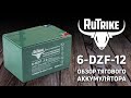 Тяговый гелевый аккумулятор RuTrike 6-DZF-12 (12V12A/H C2)