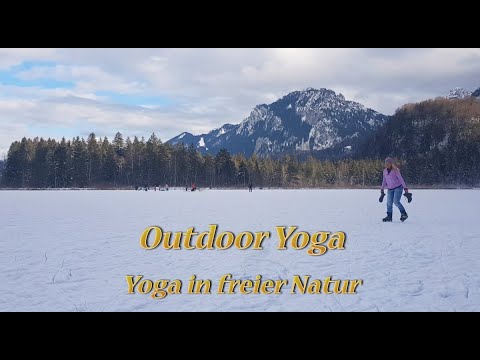 Outdoor Yoga  Neujahrsübung "Der Tänzer"