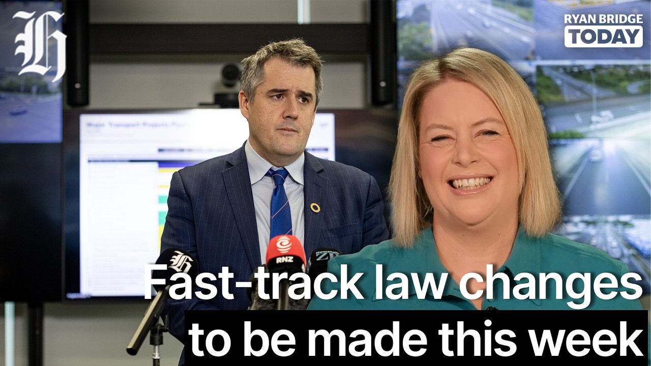 Bishop: Fast-track law changes to be made this week | Ryan Bridge TODAY