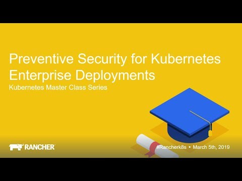 Kubernetes Master Class  Preventive Security for Kubernetes Enterprise Deployments