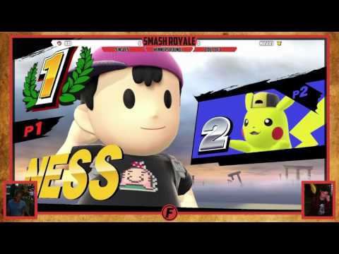 Smash Royale 7/22/17 - Winners Round 1 - Kid (Ness) vs. Masc0t (Pikachu)